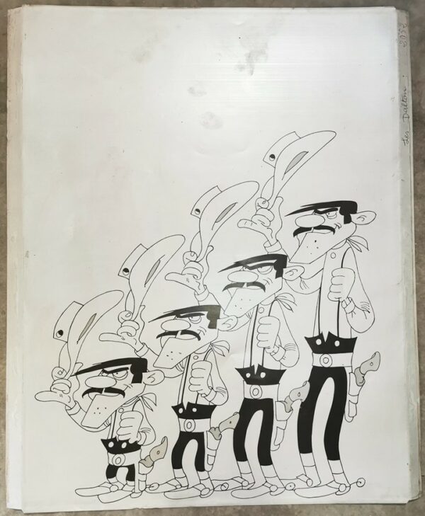 Daltons (Les) plaque d'imprimerie.120x160