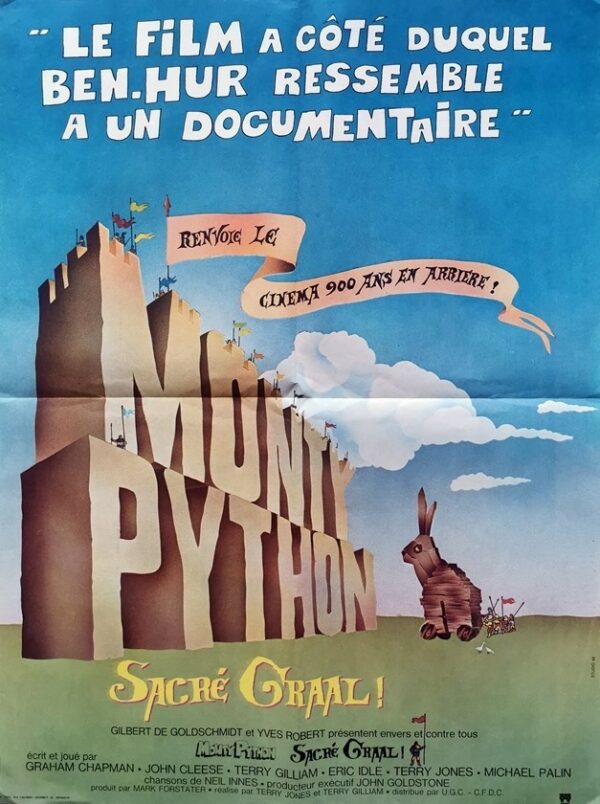 Monty Python sacré graal.60x80