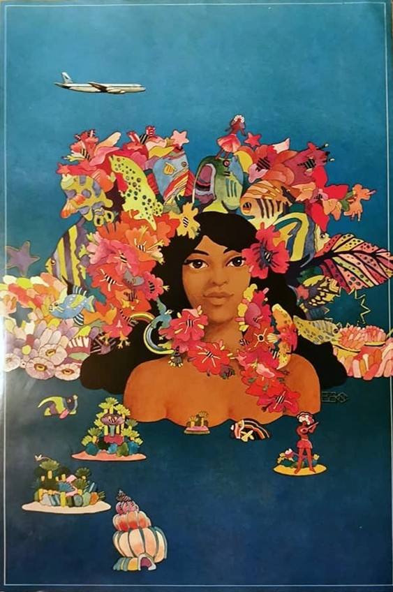 UTA Pacifique Thahiti.65x97