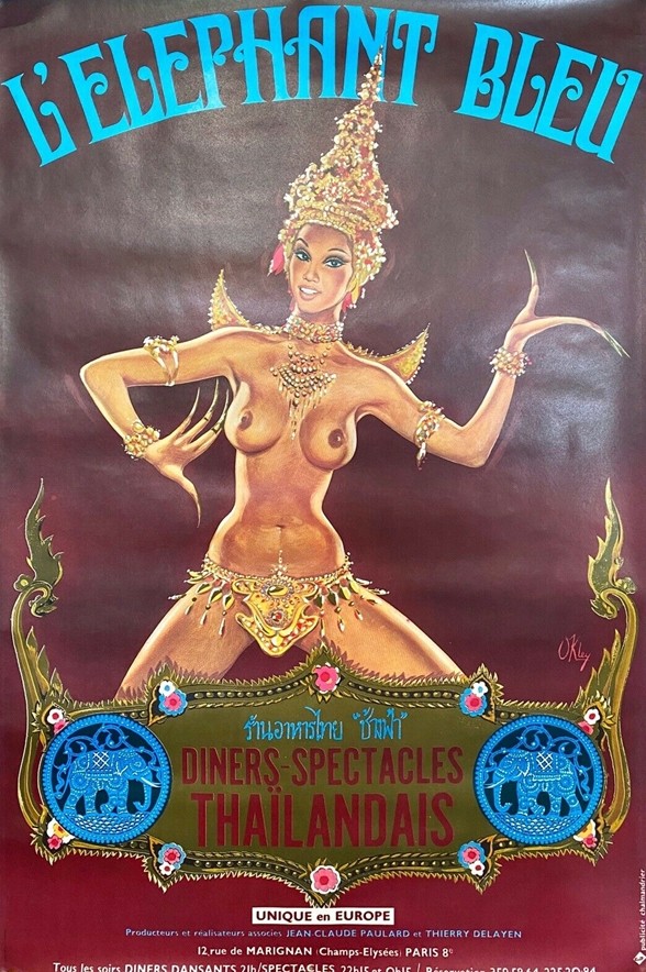 Elephant bleu (L') diners spectacles Thaïlandais