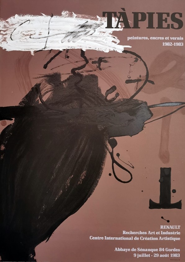 Tapies peintures encres vernis Gordes