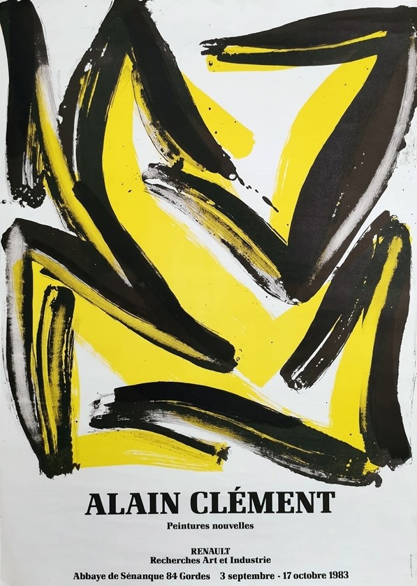 Alain Clément peintures nouvelles Gordes 50x70