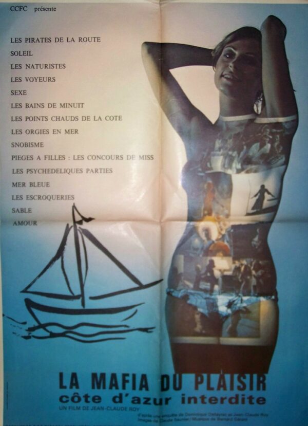 Mafia du plaisir (la),cote dazur interdite 60x80