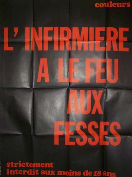 Infirmière a le feu aux fesses (l) 120x160