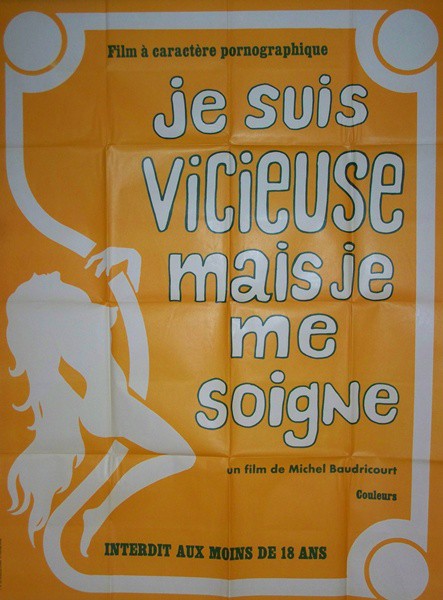 Je suis vicieuse mais je me soigne 120x160