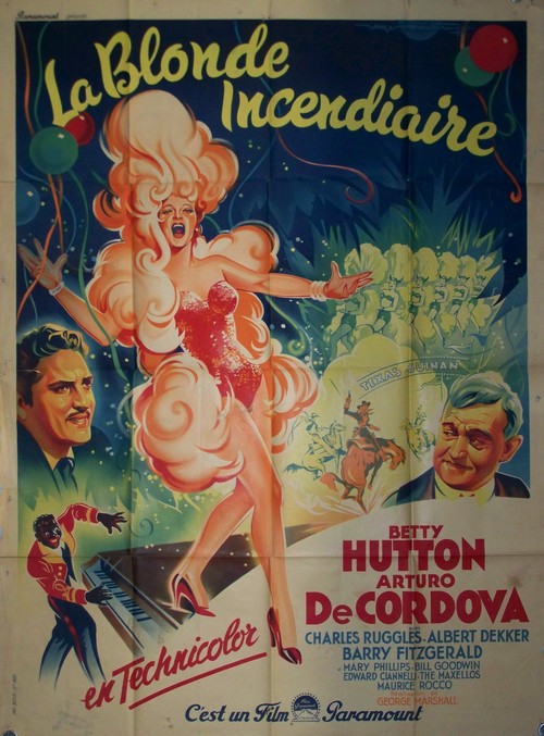 Blonde incendiaire (la) 120x160