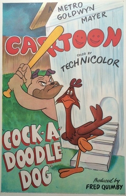 Cartoon,Cock-a-doodle dog.70x100