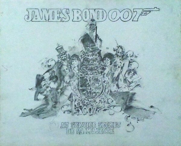 Au service secret de sa majesté.61x49