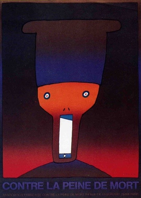 Contre la peine de mort.68x98