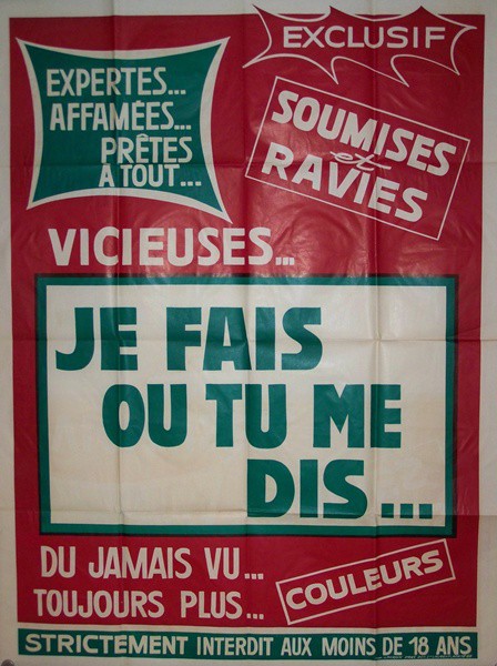 Je fais ou tu me dis   120x160